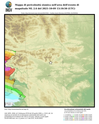 Seismic hazard map