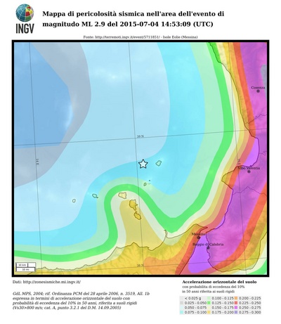 Seismic hazard map