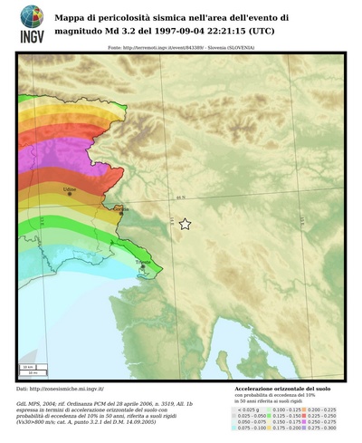 Seismic hazard map
